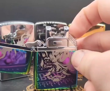 Designed and Engraved a SAMURAI Lighter that plays a Ballad of Buck Ravers Riff/The Rebel Path