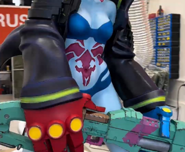 Rebecca Fanart Life Size Print and Painted by Prusa Guy!