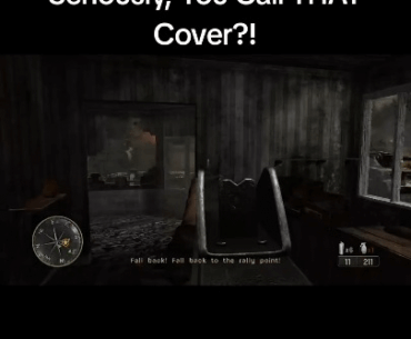 Yeah, don't know why they thought that piles of sandbags that come up to your KNEES was a good idea... [COD3]