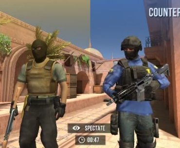 This game is like cs2 but is on phone