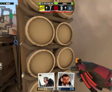 Afro nasty wallbang kill to win the 1v1