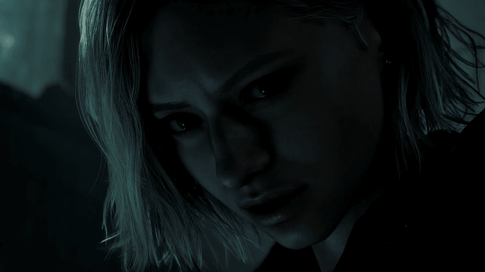 A screenshot of Grace in Resident Evil Requiem with the new PSSR upscaler on PS5 Pro