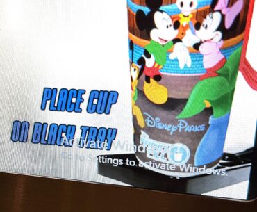 The soda machine at Disney World hasn’t activated windows…