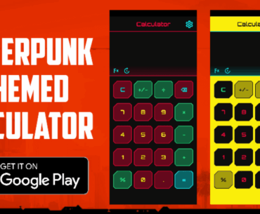 Cyberpunk themed Calculator App