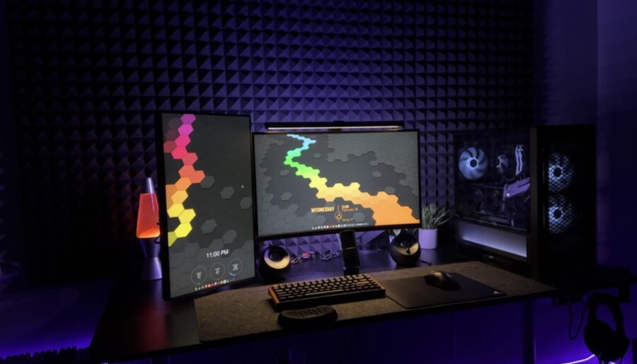 My battle station set up.