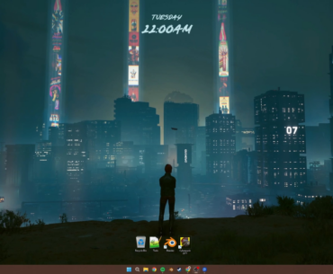 I made an animated, configurable Cyberpunk 2077 wallpaper on Wallpaper Engine