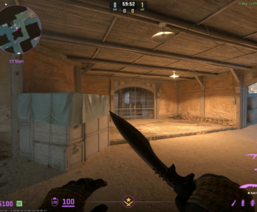 Dust 2 - Fast Tunnels Smoke - CT