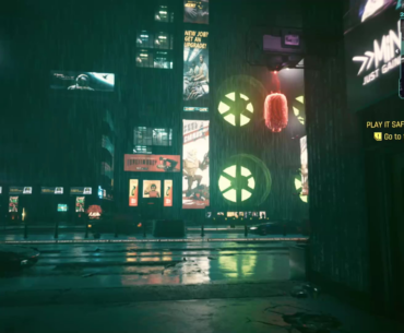 Nothing like a rain-soaked drive through Night City's neon