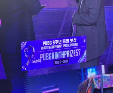 Was at a pubg event and they gave out some free coupons for 500 G-coins