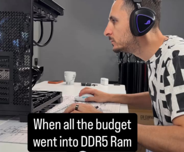 When all the budget went into DDR5 Ram