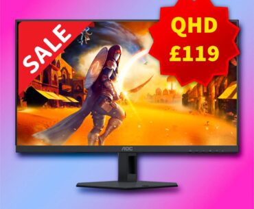 For just £118.97, this 2560x1440 AOC gaming monitor is a steal