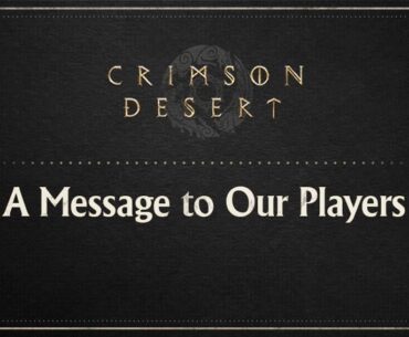 Crimson Desert Devs "We have been listening closely to your feedback. We are aware of the discomfort many players have experienced with the controls, and we are currently preparing a patch to address this"