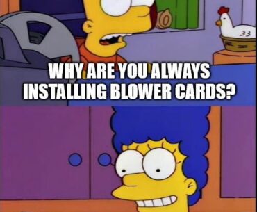 I don't care if other GPU designs are better. I love the way blower cards look.