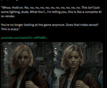 Former Red Dead Redemption 2 Developer reaction to the DLSS 5: "Whoa. Hold on. No, no, no. This isn't just some lighting, dude. What the f... this is like a complete AI re-render. You're no longer looking at the game anymore. This is scary."