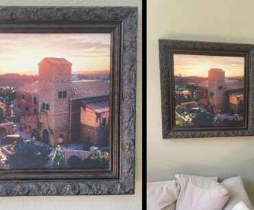 This is how I sneak game art into the house without my wife noticing