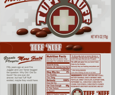 IW Zombies Candy Perks Ingredients