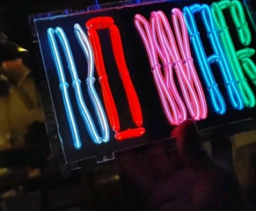 electroluminescent wire makes a neat neon analogue