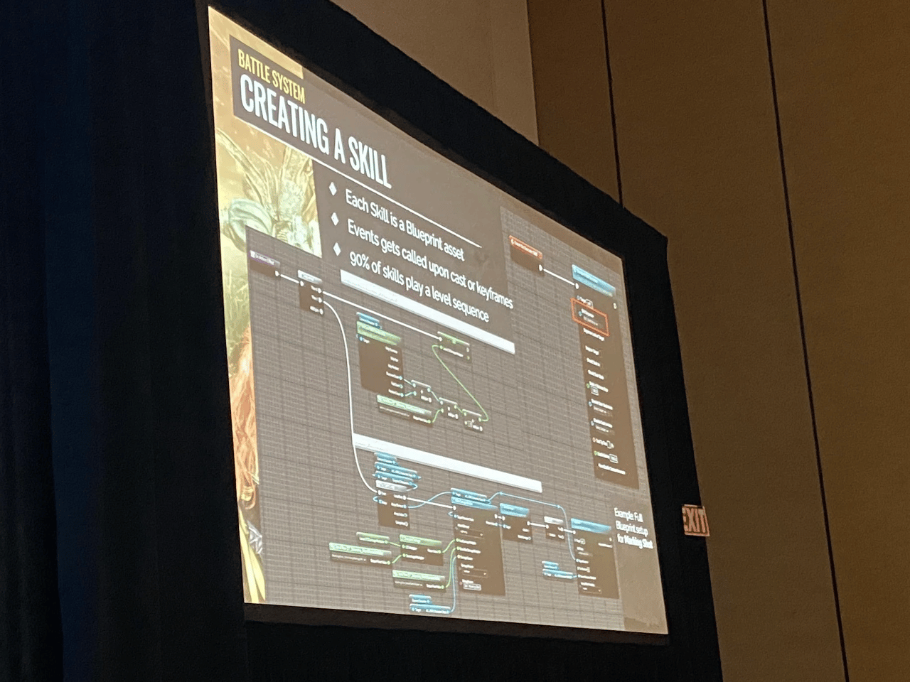 A slide showing a sample of a Blueprint used in Clair Obscur: Expedition 33.