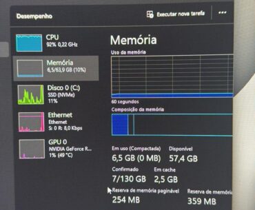 Meu pc esta limitando o processador a 0,22ghz
