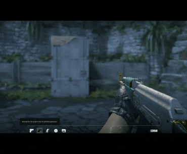"AK-47 | Al Harb (War) — Kufic calligraphy skin for the CS2 Arabesque & Arabian Mythology Contest"