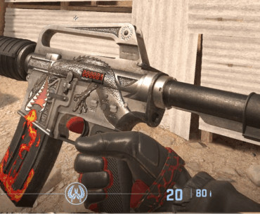 Suggestions for adding more red to handguard to match gloves?