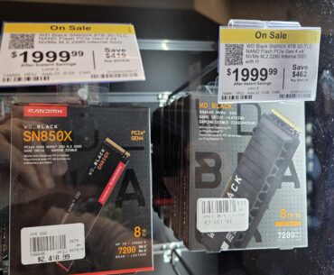 Hey! NVMEs are finally on sale!
