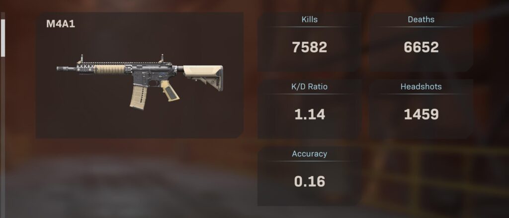 What gun y’all got the highest kills on?