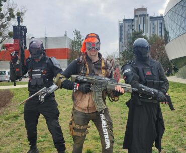 Budapest Comic Con, where I met other Cyberpunk cosplayers