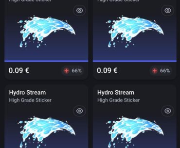 How much will HydroStream go up when the armory gets removed? Approximately. I have 1,500 at 9 cents.”