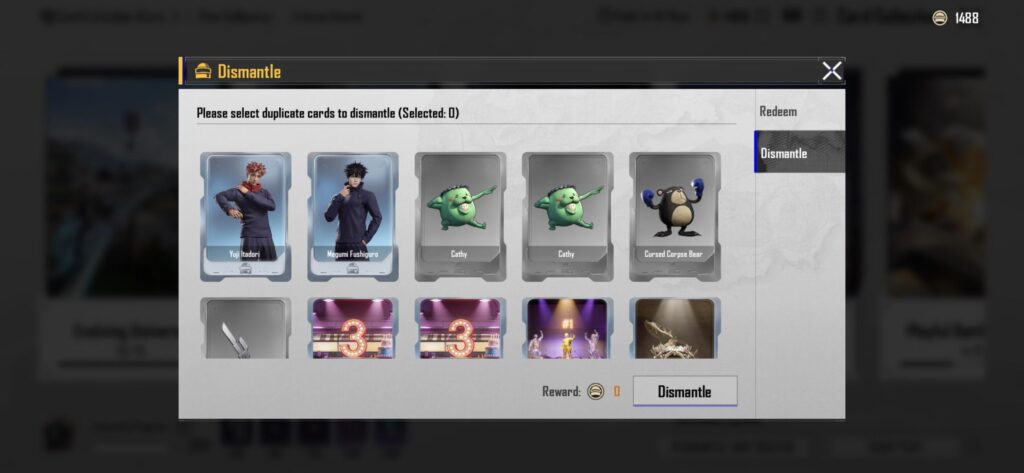 Need Satoru Gojo, Golden Age, or Parachute Challenge for any below