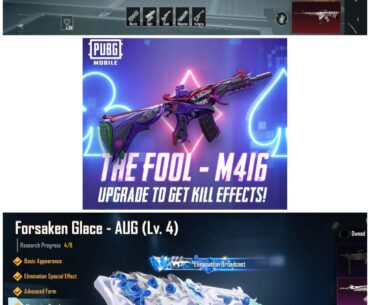 Changes to be made in M4 Glacier, M4 Fool and Forsaken Glace Aug