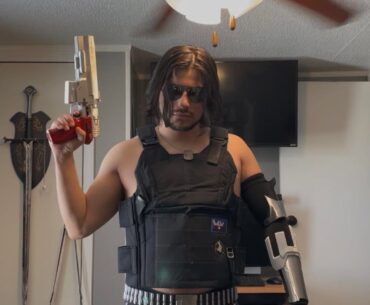 Johnny silverhand cosplay WIP