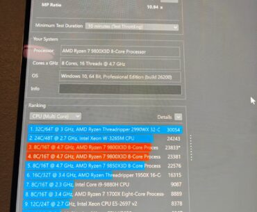 Upgraded back to 9800x3d from 9850x3d.