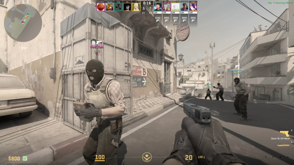 Awkward Time to hit a clip