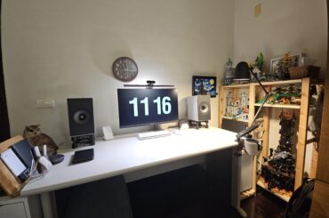 my current setup with Lego collection