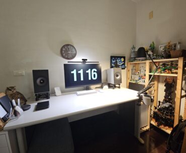 my current setup with Lego collection