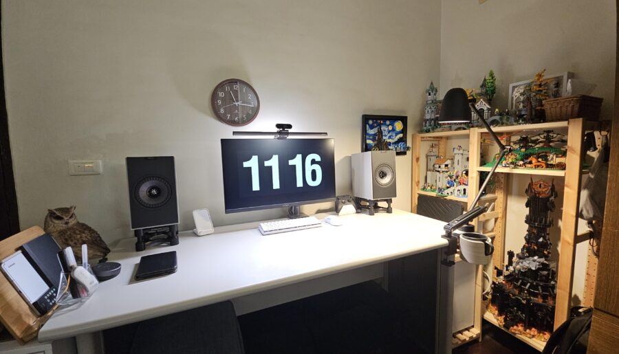 my current setup with Lego collection