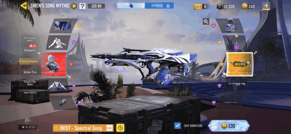 Spun a legendary on the first try