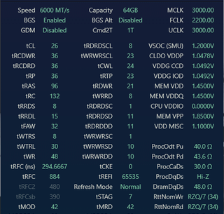 Easy tweaks for my GSKILL CL26 6000 2x32gb?