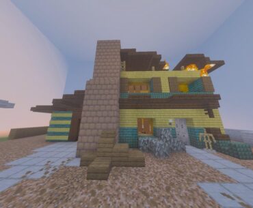 A model of Paradox Junction built in Minecraft