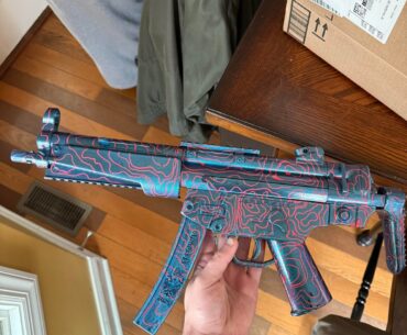 I 3D printed a Damascus MP5