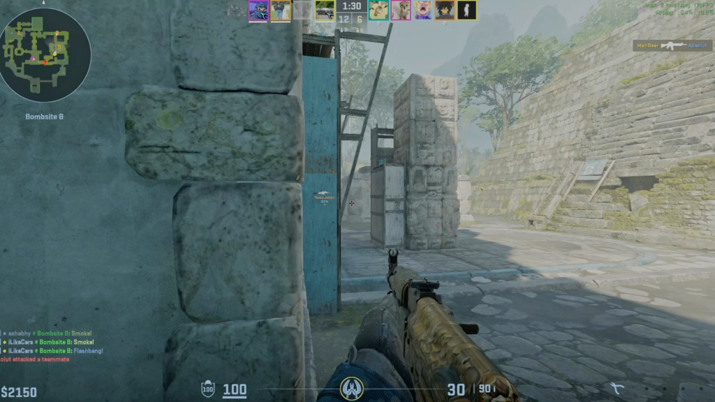 4 Ts down in 9 Seconds