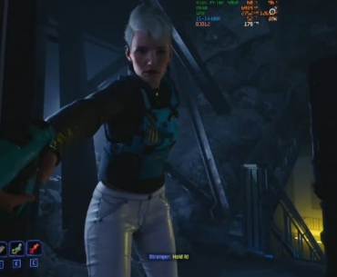 A Militech agent but doesn't know how to use weapon