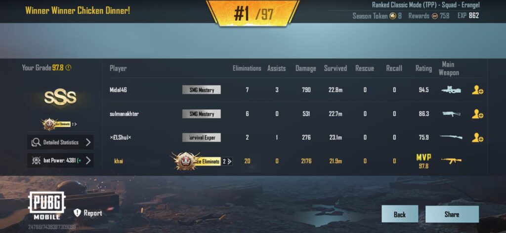Thank you PubgM for ez lobby