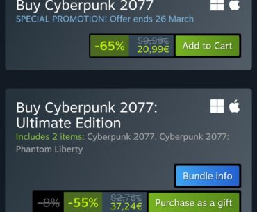 To anyone who is browsing this Subreddit and doesn't own the game or the DLC, you should buy it now. 65% Off on Steam