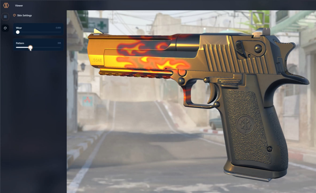 I built a site that lets you preview any CS2 gun with any float and pattern in 3D