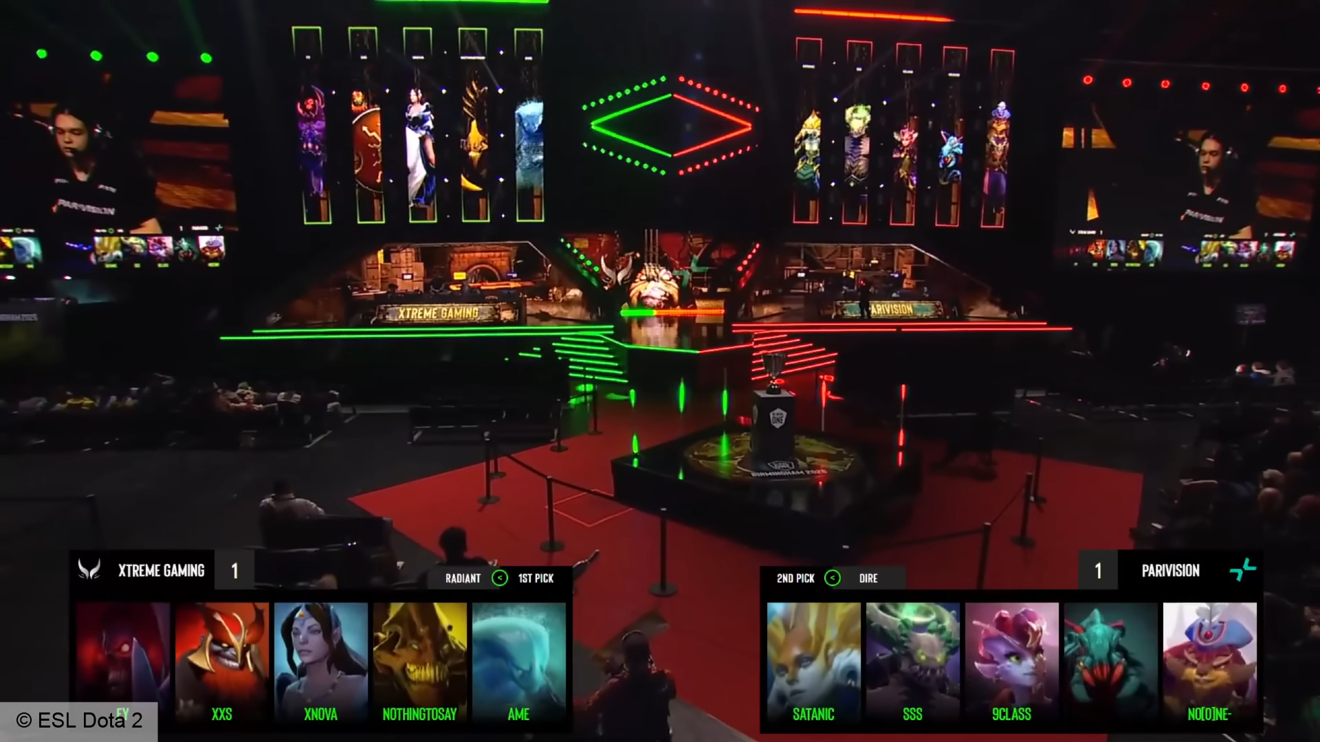 dota-2-esl-one-birmingham-2026-avoplus-pari-xg Dota 2 ESL One Birmingham 2026 - Xtreme Gaming vs Parivision in the lower bracket final.