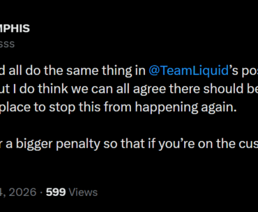 SEMPHIS on Liquid abusing the region locks - "There should be some mechanism in place to stop this from happening"