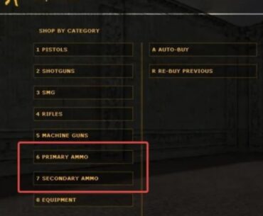 Remember when you could buy ammo in CS 1.6?
