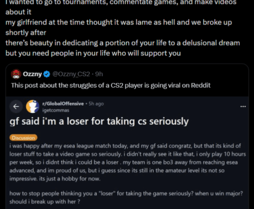 CS2 pro Ludwig chimed in on gf discourse